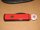 Franklin Mint Texaco Gas Pump Pocket Knife With Case