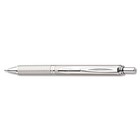 Pentel Energel Alloy Rt Retractable Liquid Gel Pen  7mm Chrome Barrel Black Ink