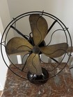 Antique Emerson Fan 4 Blade Brass Blade 16 Inch 73648 Oscillating