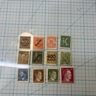 12 Mnh overstamped Vintage Deutsches Reich germany Stamps  1933- 1945   1 Ships 