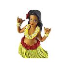 Hawaiian Dashboard Wiggling 4  Hula Girl Doll Shaka Sign Hawaii Collectible
