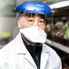 Full Face Safety Shield Flip Up Visor Tool Mask Clear Glasses Eye Protection