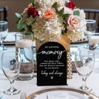 Acrylic Wedding Sign  In Loving Memory Table Decor  Ceremony Reception  Black