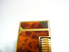 Working Dunhill Rollagas Lighter Tortoise Shell Brown Lacquer With 2p Flint  b69