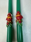 Vintage Avon 10  Christmas Cardinal Taper Candles Holiday New In Box