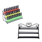 3 Tier Metal Nail Polish Display Rack Organizer Wall Holder Over 60 Bottles Usa