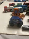 Mixed Lot Of 24 Wooden Toy Train Engines Cars Trucks Mostly Magnetic Thomas Brio