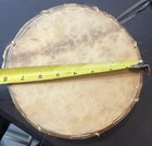 Vintage Hand Laced Frame Drum 8    Natural Skin Birch Ply Folk 3 25 Tall