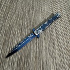 9    Blue Rose Knife Tactical Spring Assisted Open Blade Folding Pocket Knife