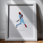 Jordan Walker St Louis Cardinals Baseball 8x10 Print Poster Art Illustrated