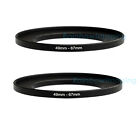  2 Pcs  49-67mm 49 Mm To 67 Mm Metal Step Up Lens Filter Ring Adapter Us Seller