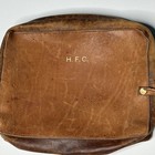 Vintage Genuine Leather Toiletry Bag Dopp Kit Monogrammed