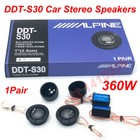 Ddt-s30 Car Stereo Speaker Music Soft Dome Balanced Car Tweeters 360w 1 2 Set Us
