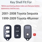 3 1 Button Key Fob Remote Shell Replacement Case Fits 1999   2009 4runner Sequoia