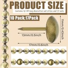 32 8ft D11mm Upholstery Tack Strip Upholstery Tacks For Furniture Brass Decor   