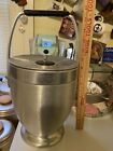 Vintage Mid Century Modern Kromex Atomic Spun Aluminum Ice Bucket