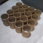 16 Pcs Heavy Duty 1 4  Thick Cardboard Art Tubes 5  X 3  Speaker Pyro Label Core