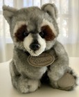 Russ Berrie Yomiko Classics Raccoon Plush Gray Stuffed Animal Realistic Toy