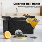 Bangp Clear Ice Ball Maker Mold whiskey Ice Cubes Mold 8 Distinctive 2  Cryst   