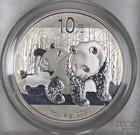 2010 10 Yn Pcgs Ms70 China Panda 1 Oz Silver Coin