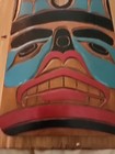 Northwest Coastal Indigenous Wall Hanging Panelin Cedar  From 1977 