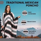  Traditional Mexican Baja Poncho Men And Women Authentic Gaban One Size Pink