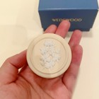 Wedgwood Jasperware Yellow Primerose Pill Box Boxed Never Used Vintage