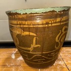 Large Pot Planter Antique Vintage Chinese Dragon Egg Pot  19  Jardiniere