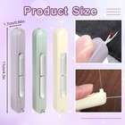 3pcs Upgraded 2 In 1 Needle Threader Seam Ripper  Multifunctional Integrated Sea