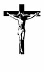 Crucifixion Figure Silhouette Wall Art Reusable Stencil - Stencilair