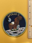 Vintage Apollo 11 Nasa Mission Patch Embroidered Eagle Landing Moon Badge