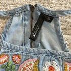 Joe s Kids Chambray Floral Embroidered Tencel Cotton Tank Girls Size 10