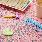 7 Ounces Rainbow Star Confetti For Table  Metallic Foil For Birthday  0 1 In 