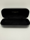 Coach New York Black Hard Shell Glasses Case Eyeglasses Sunglasses