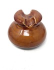 Antique Vintage Brown Porcelain Ceramic Insulators Lapp 1930