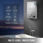 Vevor Lpg Propane Gas 6l-18l Hot Water Heater Tankless Instant Boiler Outdoor Rv