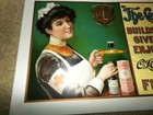 Pre-proh Centlivre Tonic Litho Sign Centlivre Brewery Indiana