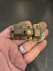 Antique Eastlake Victorian Cast Iron Cabinet Cupboard Door Latch Lock Catch