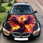 Phoenix Rising Car Hood Wrap Decal Vinyl Sticker Full Color Graphic Fit Any Car