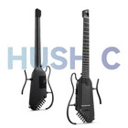     donner Hush C Acoustic Electric Classical Guitar Nylon String   Bag   Black