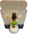 Solar Power Dancing Hula Girl New In Package Green Skirt