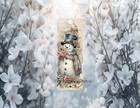 Snowman  Handmade  Metal Bookmark  Choice with Tassel free Shipping  Gifts