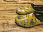 Sloggers Waterproof Hen   Rooster Women   s Size 8 Slip On Garden Shoes Guc 