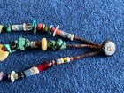 Native American 3 Strand Turquoise And Multicolor Bead Bracelet