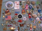 Large Lot Of 200 Assorted Pins   Mostly Vintage
