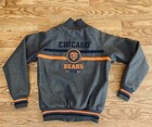 Vintage  Nfl Pro Line Jacket Chicago Bears Wool Blend Lined Size M