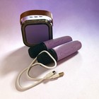 Mini Karaoke Machine  Portable Bluetooth Speaker With 2 Wireless Microphones Ob