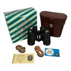 Vintage Carl Zeiss Jena Jenoptem 10x50w Binoculars In Original Case And Box