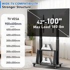 Rolling Tv Stand On Wheels For 42 To 100 Inch Tv 42 -100 