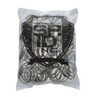 100 Pack - 1  Key Rings - Heat Treated Heavy Duty - Premium Split Ring Keychains